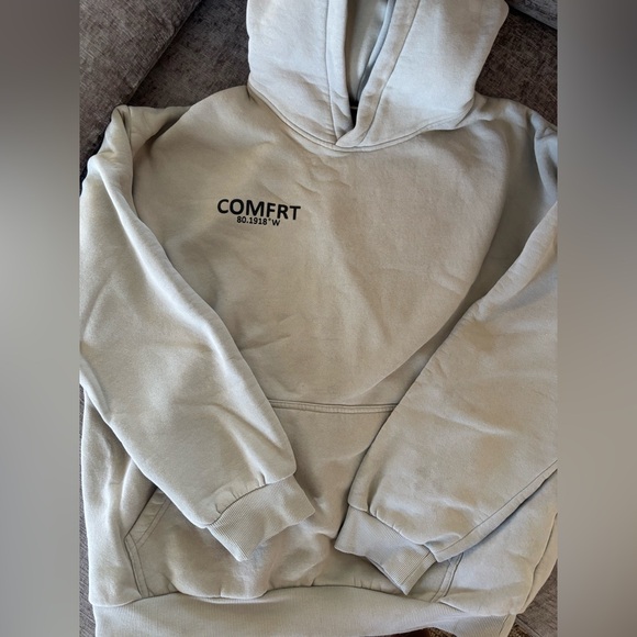 COMFRT Beige Hoodie - Picture 1 of 3